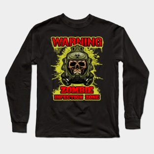 Zombie Infection Zone Long Sleeve T-Shirt